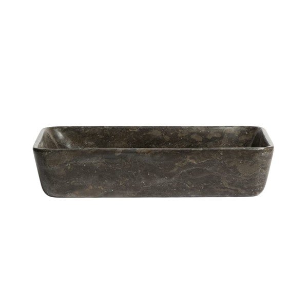 Sivé kamenné umývadlo 55x35 cm Darnen – Kave Home