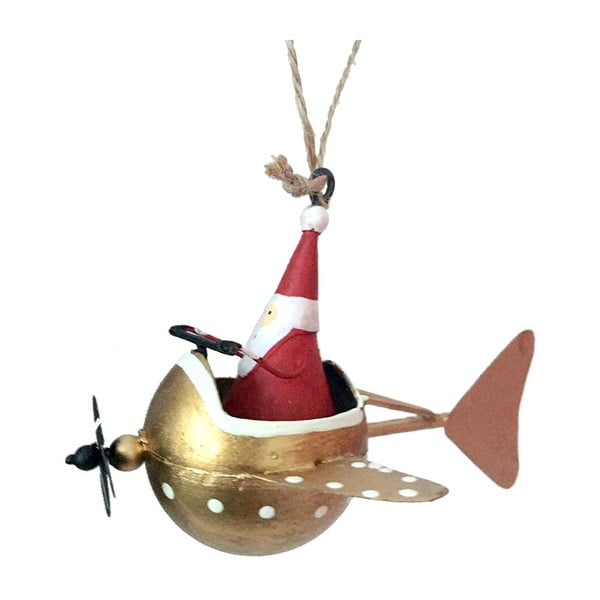 Vianočná závesná ozdoba G-Bork Santa in Fly