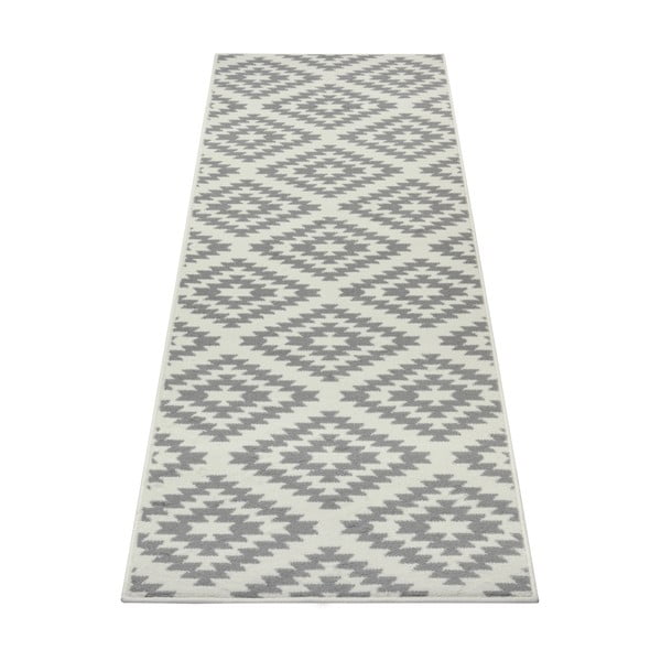 Sivý/béžový koberec behúň 200x80 cm Nordic - Hanse Home-image-2