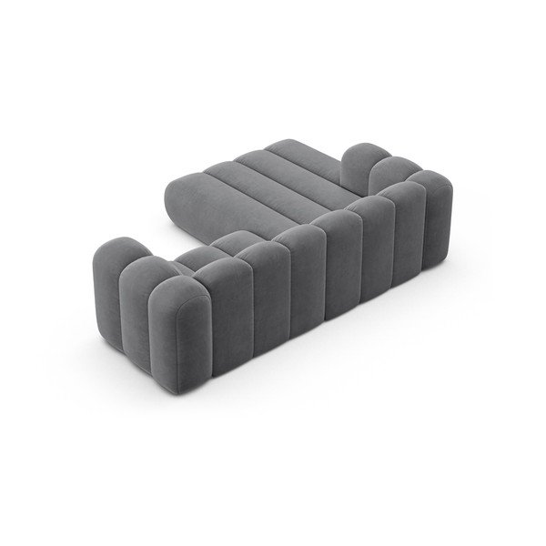 Svetlosivá rohová pohovka (ľavý roh) Lupine – Micadoni Home-image-3