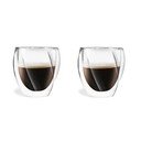 Dvojstenné hrnčeky na cappuccino v súprave 2 ks 250 ml Cristallo – Vialli Design