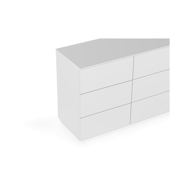 Biela komoda so zásuvkami TemaHome Join, 120 x 84 cm-image-4