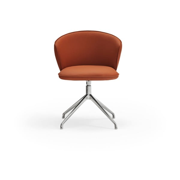 Oranžové čalúnené jedálenské kreslá v súprave 2 ks Add – Teulat-image-1