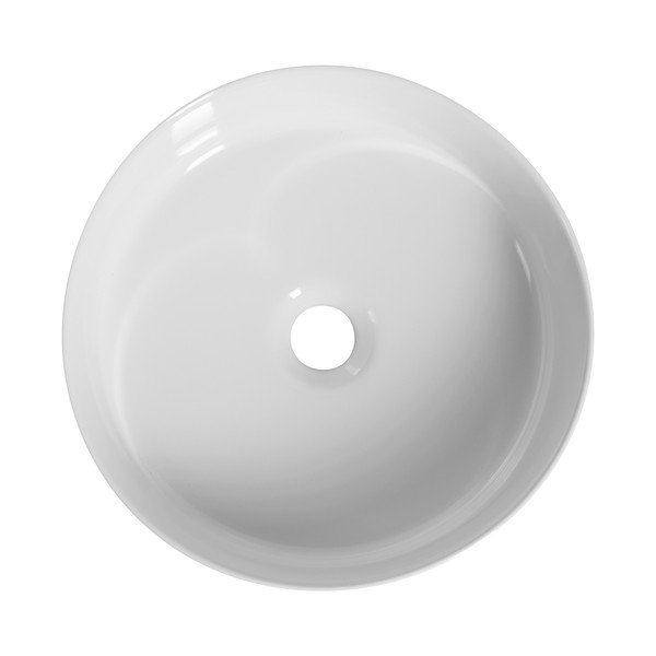 Biele keramické okrúhle umývadlo ø 36 cm Ion – Sapho-image-1