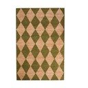 Zelený/v prírodnej farbe ručne tkaný koberec s prímesou juty 160x230 cm Effie Diamond – Flair Rugs