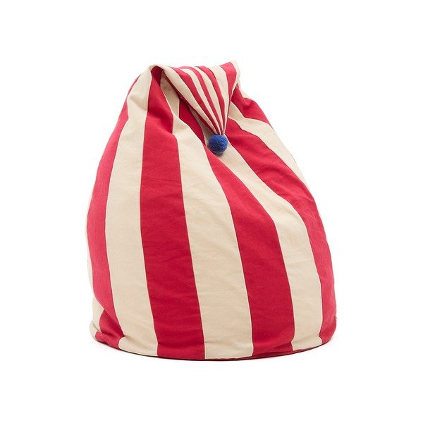 Červený/béžový detský sedací vak Olvi – Kave Home