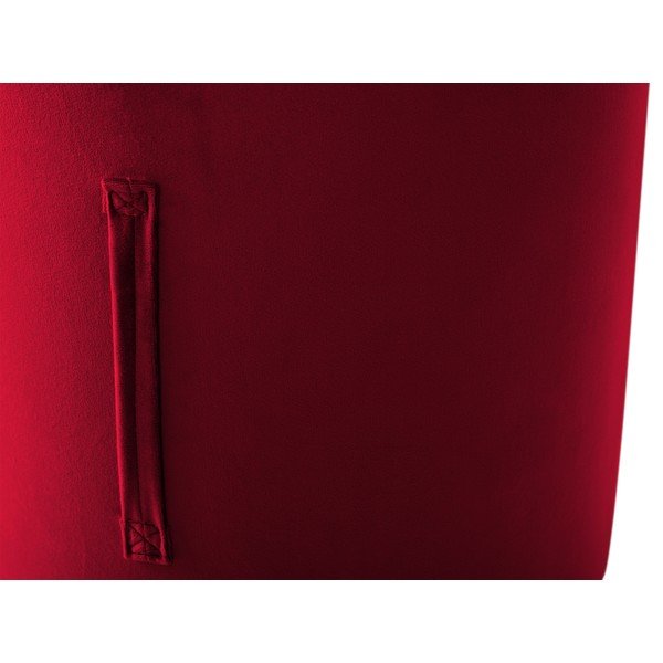 Červený puf Mazzini Sofas Fiore, ⌀ 40 cm-image-3