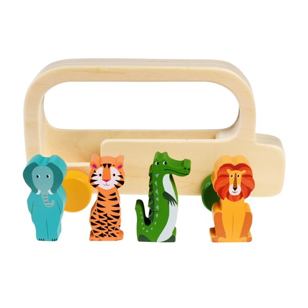 Drevený autobus Colourful Creatures - Rex London-image-2