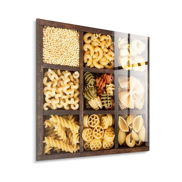 Sklenený obraz 30x30 cm Pasta Box – Styler-image-2