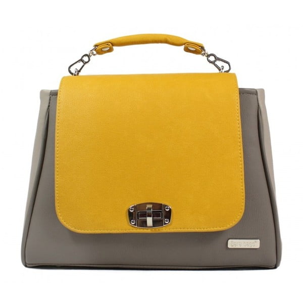 Sivo-žltá kabelka Dara bags Elizabeth No.12