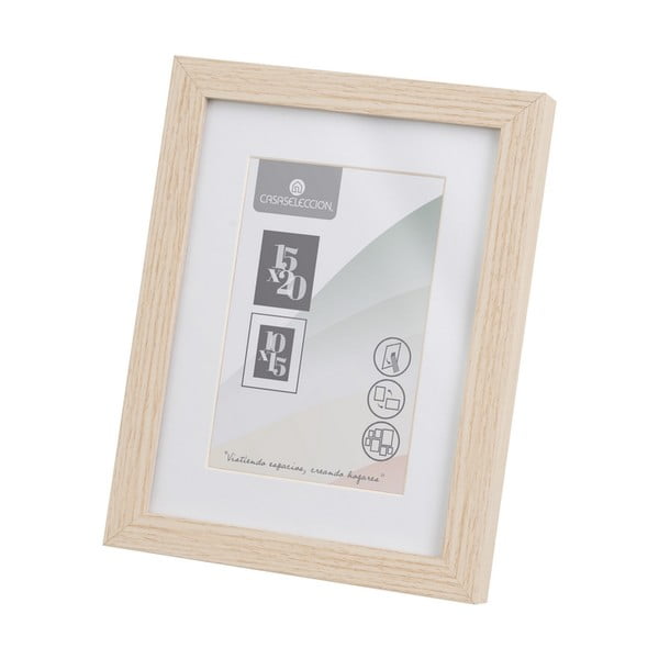 Stojací/na stenu rámček v prírodnej farbe 17,5x22,5 cm Sencillo – Casa Selección