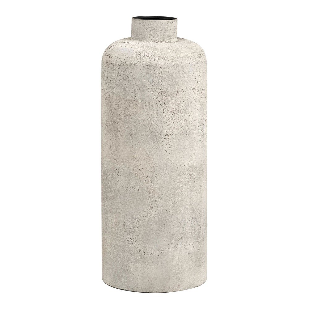E-shop Krémová kovová vysoká váza (výška 60,5 cm) Hou – House Nordic