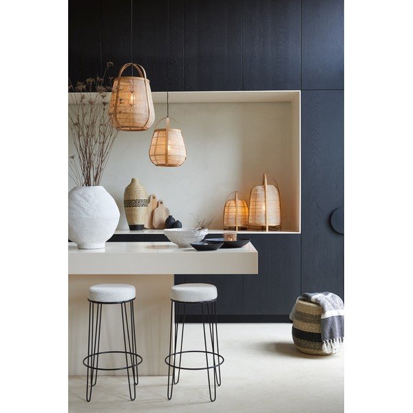 Stolová lampa v prírodnej farbe (výška 42 cm) Jacinto – Light & Living-image-1