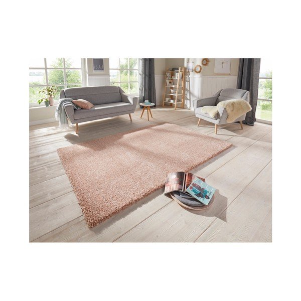 Ružový koberec Elle Decoration Passion Orly, 200 × 290 cm-image-1
