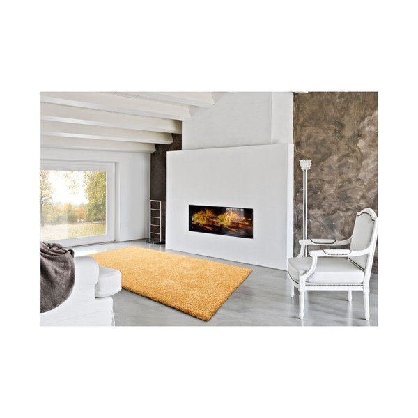 Žltý koberec Universal Catay, 57 × 110 cm