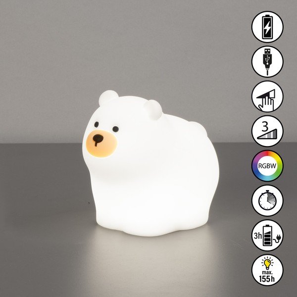 Krémovobiele detské nočné svietidlo Knut – Fischer & Honsel-image-3