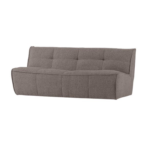Hnedá pohovka z textílie buklé 204 cm Cluster – vtwonen-image-2