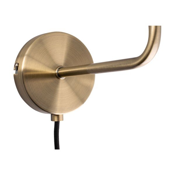 Nástenná lampa v zlatej farbe Leitmotiv Bonnet, výška 25 cm-image-3