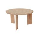Okrúhly konferenčný stolík z dubového dreva v prírodnej farbe ø 65 cm Oy – OYOY Living Design