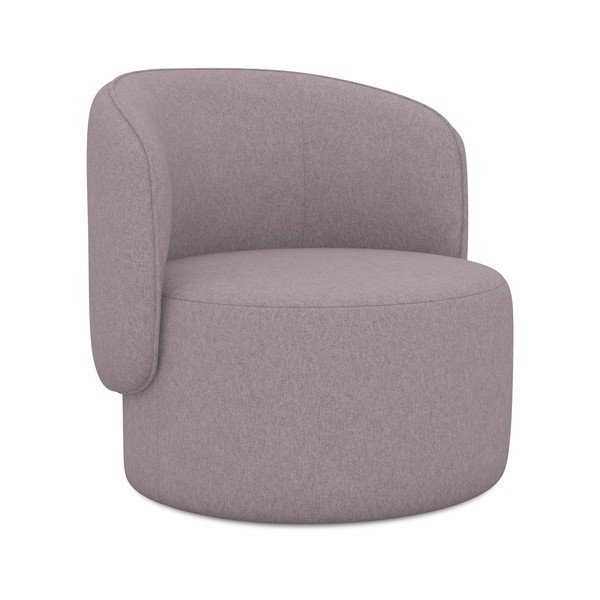 Kreslo v levanduľovej farbe Ipo – Makamii