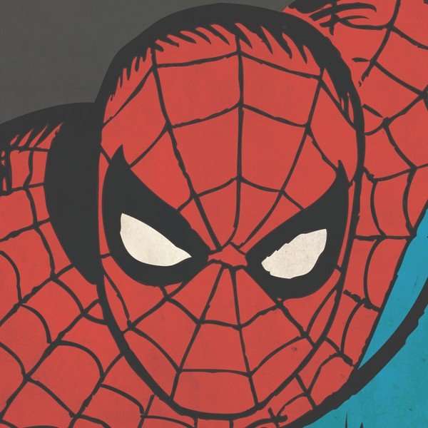 Obraz Pyramid International Marvel Comics Spider-Man Close-Up, 40 × 40 cm
