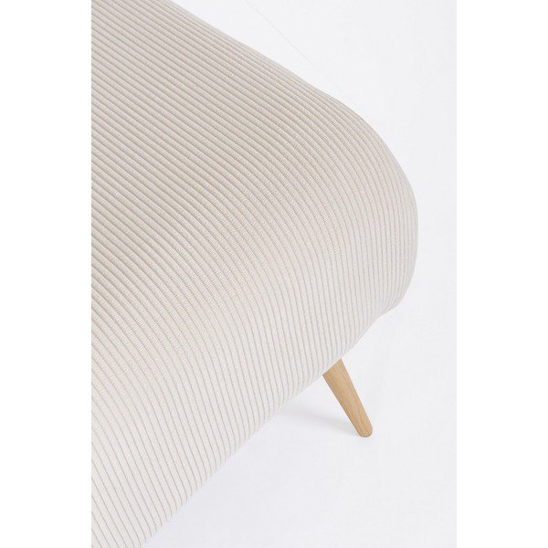 Biela polstrovaná lavica Olga – Bizzotto-image-1