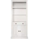 Biela knižnica z borovicového dreva 181x31 cm Mille – Støraa