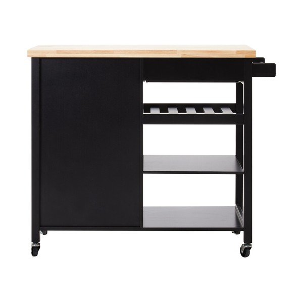 Servírovací stolík na kolieskach z kaučukového dreva 48x105 cm Frankfurt – Premier Housewares-image-4