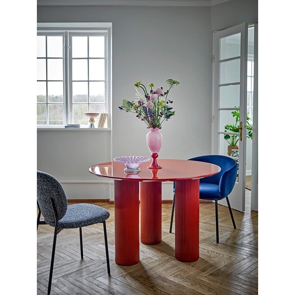 Lesklý okrúhly jedálenský stôl ø 110 cm Della – Bloomingville-image-1