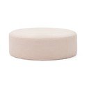 Svetloružový taburet z textílie buklé Kaeli – Kave Home