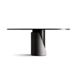 Jedálenský stôl s doskou v dubovom dekore 180x120 cm Sharp - Lyon Béton