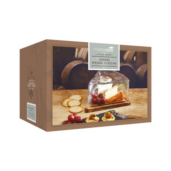 Podnos na syr s poklopom Kitchen Craft Master Glass-image-2