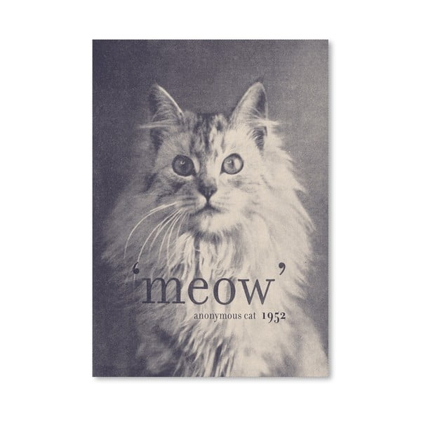 Plagát Famous Quote Cat od Florenta Bodart, 30x42 cm