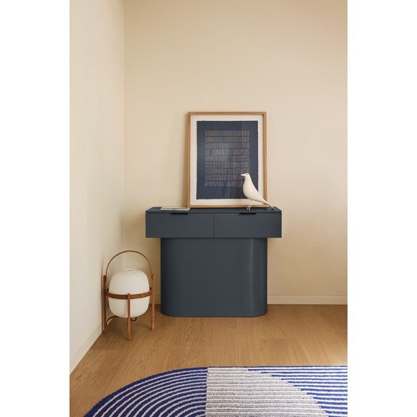 Antracitový konzolový stolík 36x100 cm Totem – Teulat-image-1