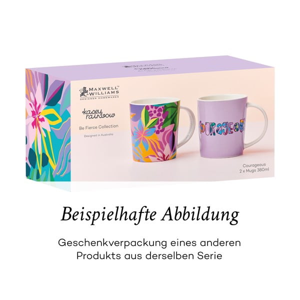 Porcelánové hrnčeky v súprave 2 ks 380 ml Be Fierce – Maxwell & Williams-image-3