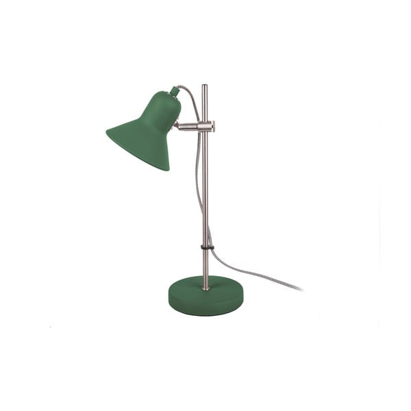 Tmavozelená stolová lampa Leitmotiv Slender, výška 43 cm
