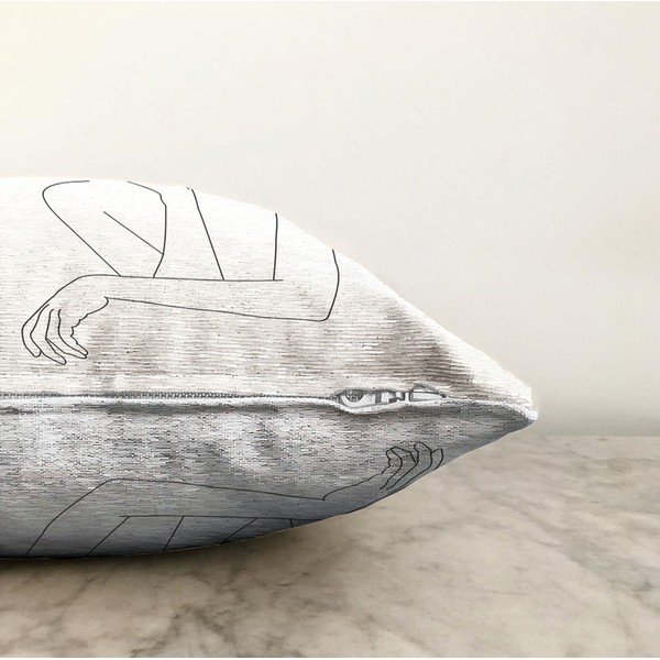 Obliečka na vankúš s prímesou bavlny Minimalist Cushion Covers Pose, 55 x 55 cm-image-1