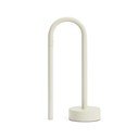 Slonovinová kovová LED stolová lampa (výška  30 cm) Bow – Kave Home