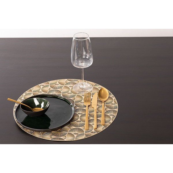 Prestieranie v zlatej farbe Tiseco Home Studio, ⌀ 38 cm-image-2