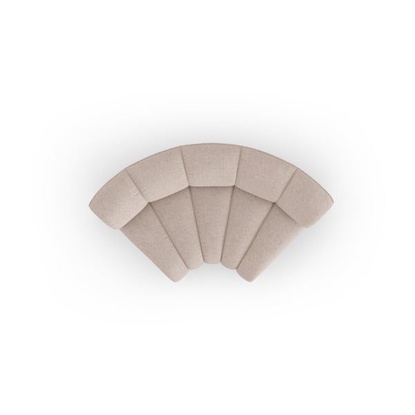 Béžový ženilkový modul pohovky (variabilný roh) Lupine – Micadoni-image-2