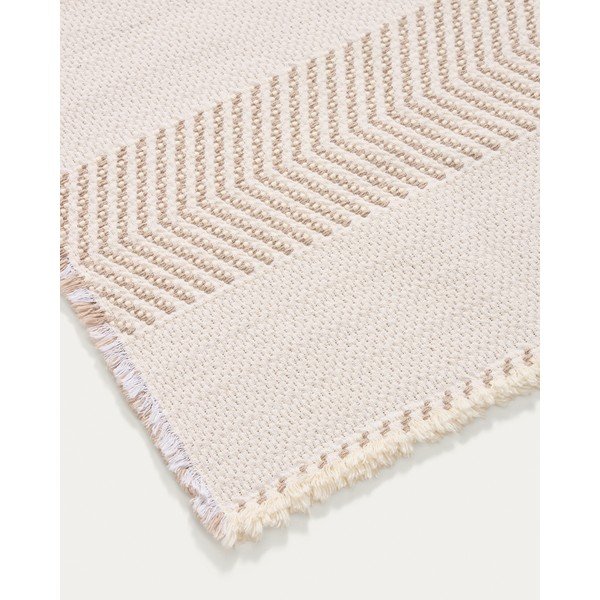 Béžová kúpeľňová predložka 50x70 cm Bina – Kave Home-image-3