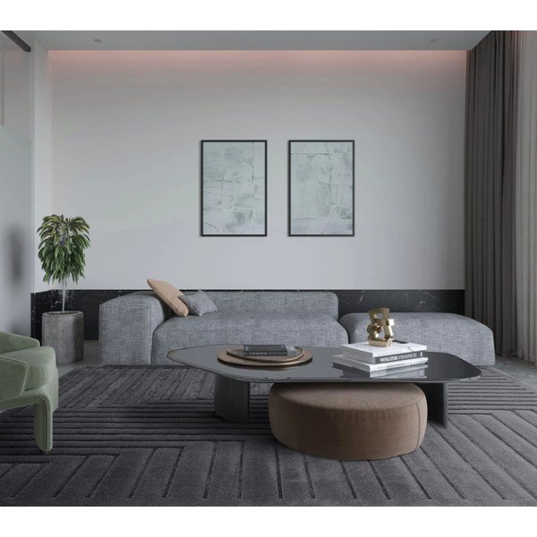 Antracitovosivý koberec 120x170 cm Valley – Asiatic Carpets-image-1