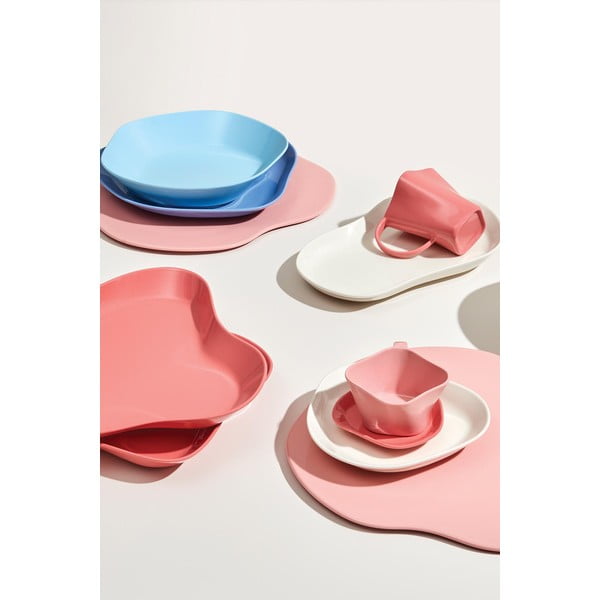 Súprava 2 modrých tanierikov Kütahya Porselen Basic, ø 24 cm-image-3