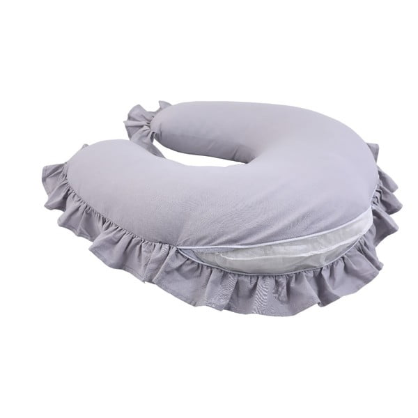 Sivý dojčiaci vankúš – Mila Home-image-3