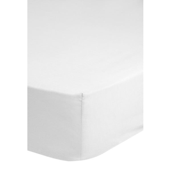 Biela elastická plachta z bavlneného saténu HIP, 160 x 200 cm-image-1