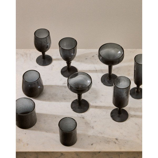 Modrá sklenená miska Sileia – Kave Home-image-2