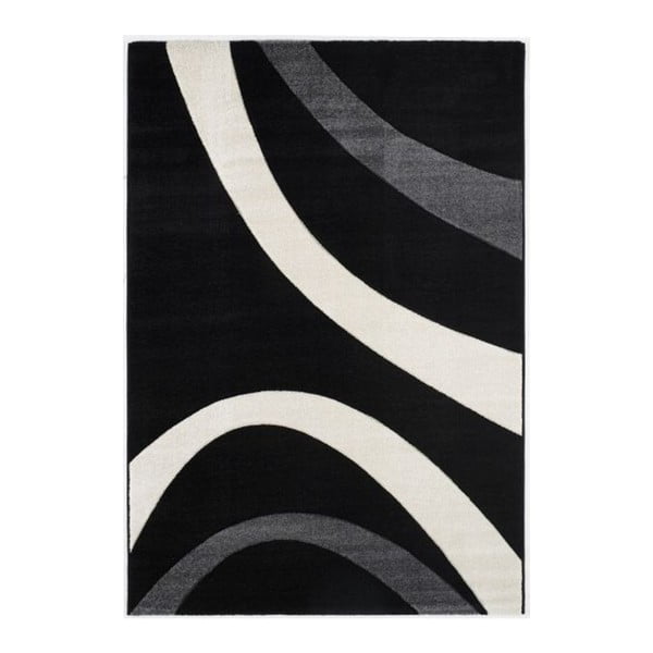 Čierny koberec Calista Rugs Luang, 160 x 230 cm