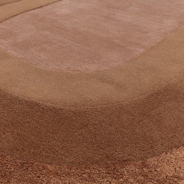 Ručne tkaný koberec s prímesou vlny v tehlovej farbe 160x230 cm Halo – Asiatic Carpets-image-3