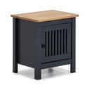 Sivý drevený nočný stolík Marckeric Bruna
