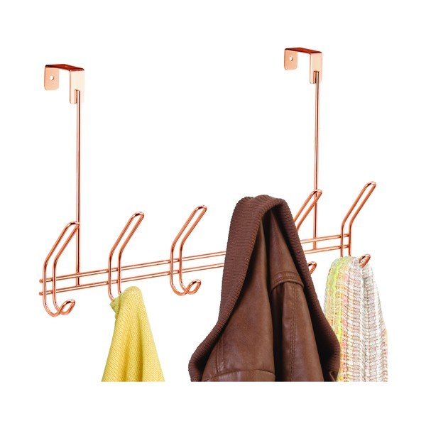 Kovový vešiak na dvere v medenej farbe 48 cm Classico – iDesign-image-2